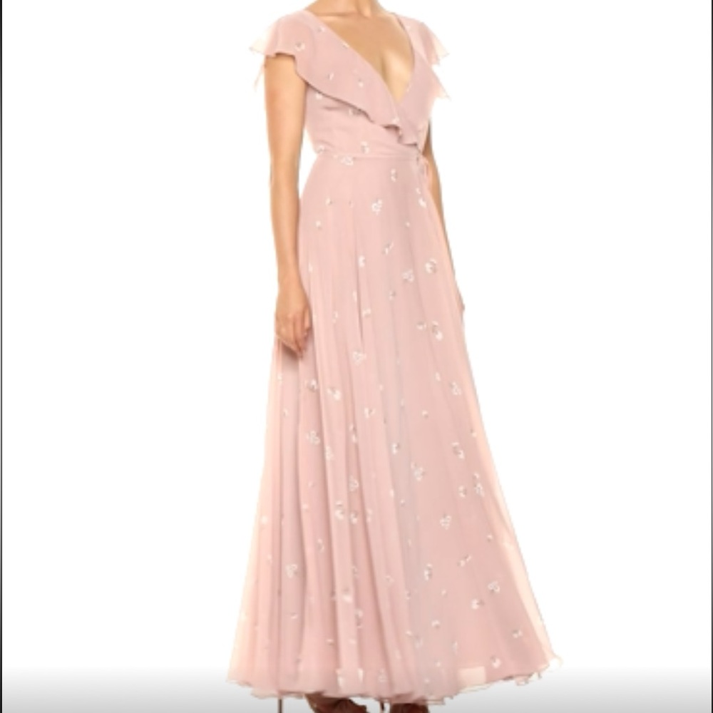 Jenny Yoo Faye Wrap Dress